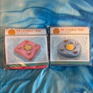 NIP Set of 2 Inflatable Trays